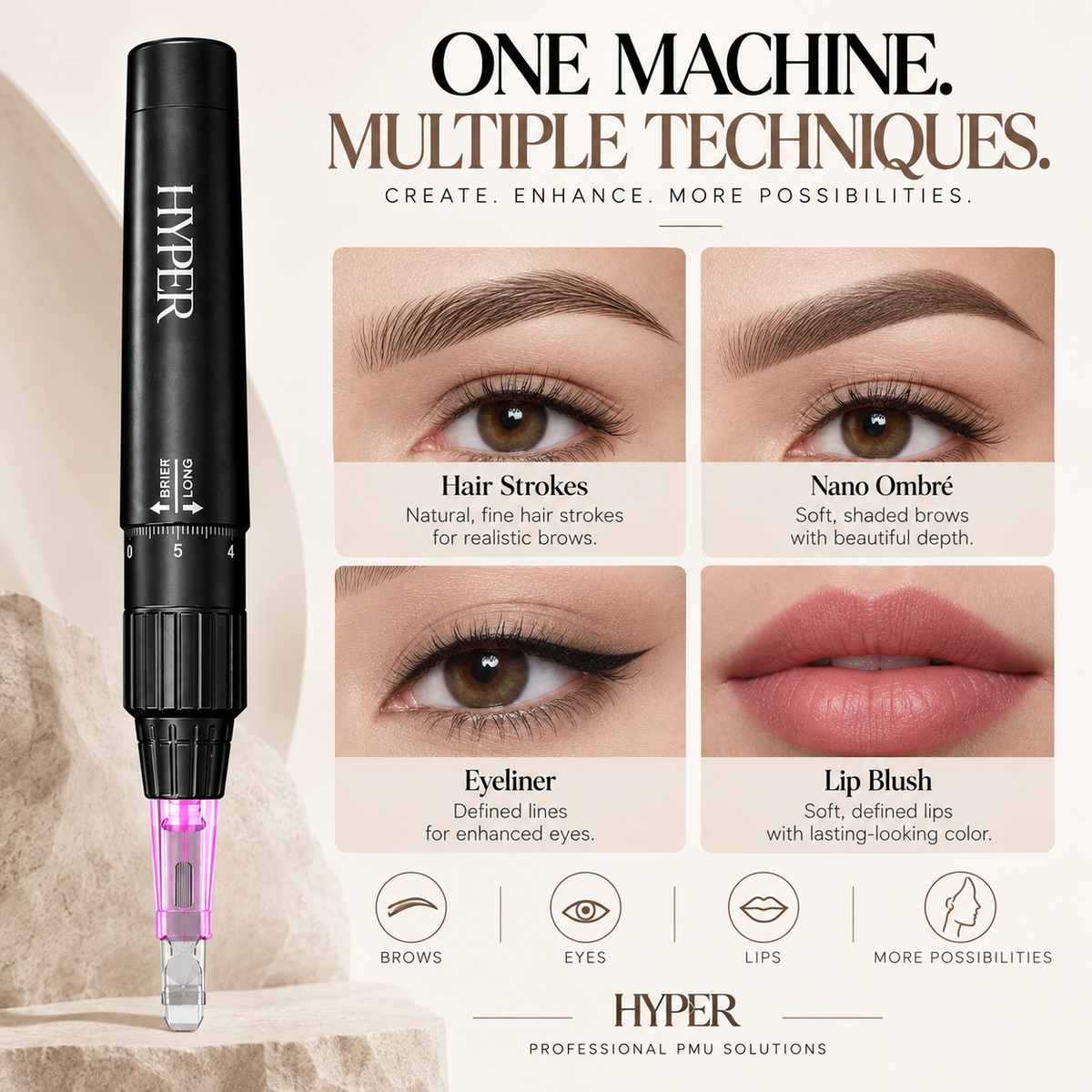 Hyper Microblading PMU Machine Starter Kit